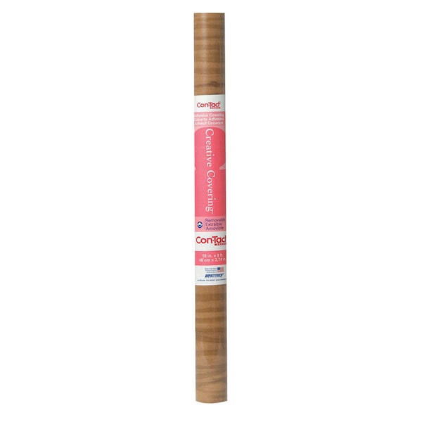 Con-Tact Brand Con-Tact Creative Covering 9 ft. L X 18 in. W Knotty Pine Wood Grain Shelf Liner 09F-C9013-12 - main